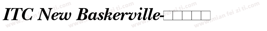 ITC New Baskerville字体转换